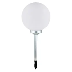 LED-Solarleuchte Ø 20 X 46 Cm, Leuchtkugel Mit Bodenspieß