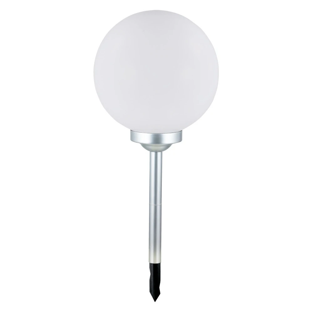 LED-Solarleuchte Ø 20 X 46 Cm, Leuchtkugel Mit Bodenspieß 3 LED-Solarleuchte Ø 20 X 46 Cm, Leuchtkugel Mit Bodenspieß