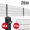 Zaunpaket PICO Ca. 1,2 M X 26 M Anthrazit Verzinkt Pulverbeschichtet