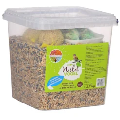 Vogelfutter 2,7 Kg Meisenknödel Streufutter Sonnenblumenkerne Mischfutter