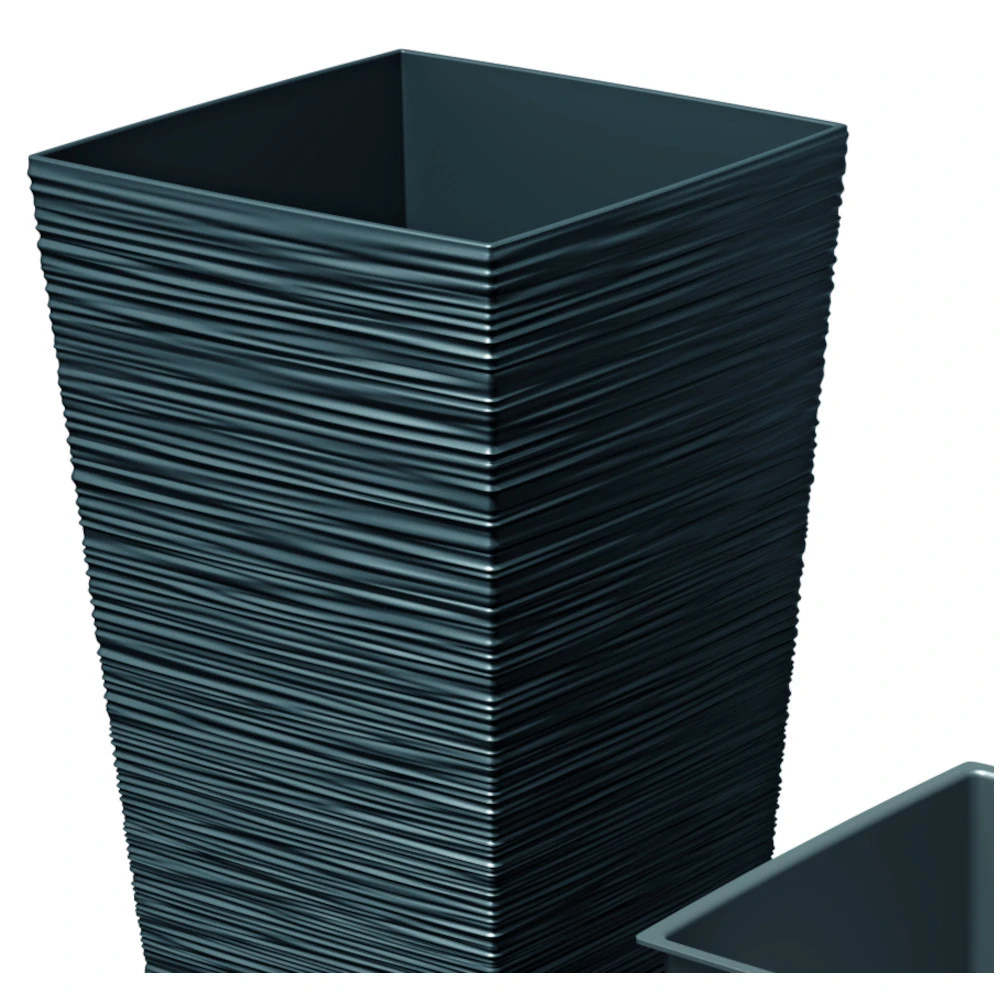 Prosperplast Pflanztopf Furu Square 345x345x660mm Anthrazit 4 Prosperplast Pflanztopf Furu Square 345x345x660mm Anthrazit – Bild 2