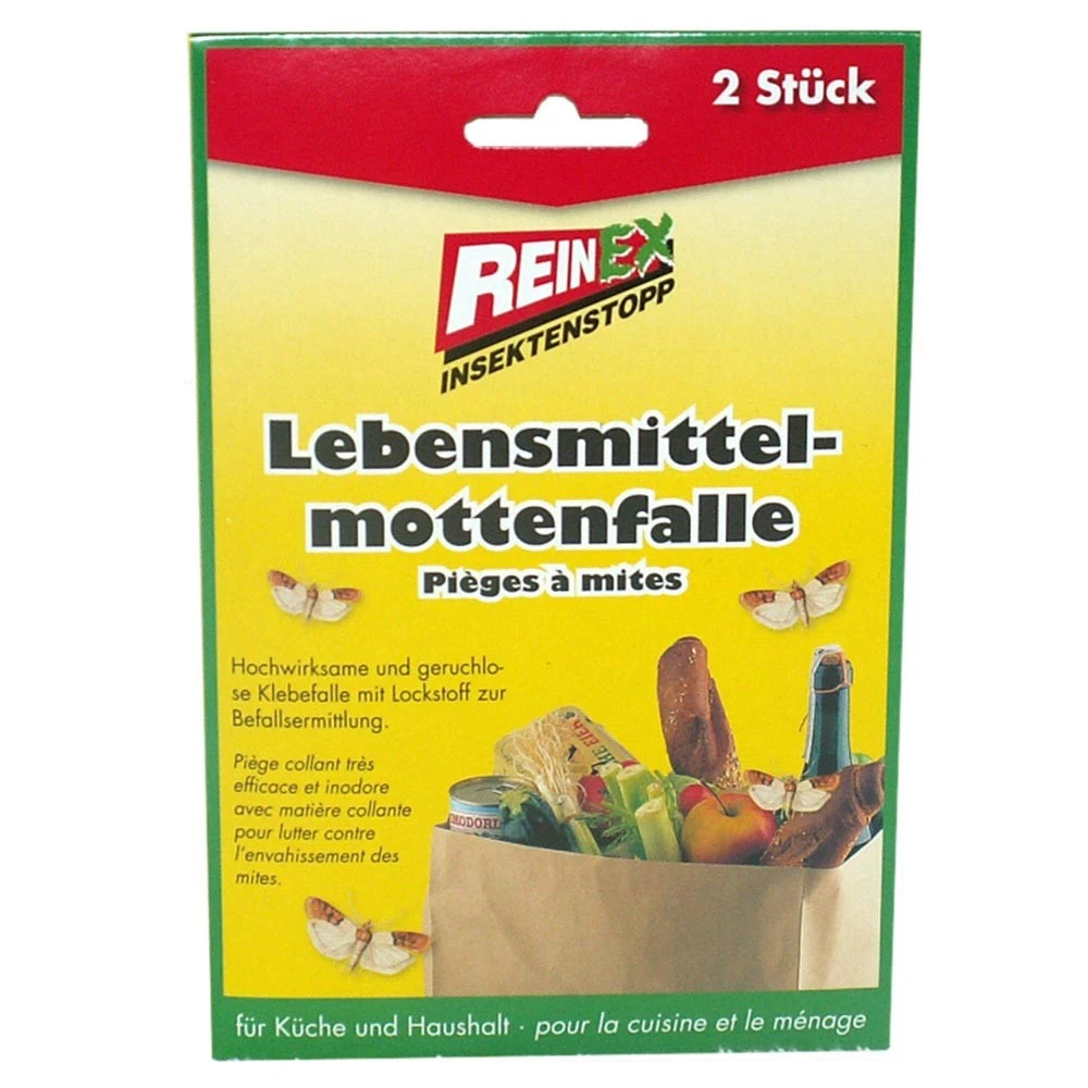 Reinex Lebensmittel-Mottenfalle, 2 Stück 3 Reinex Lebensmittel-Mottenfalle, 2 Stück