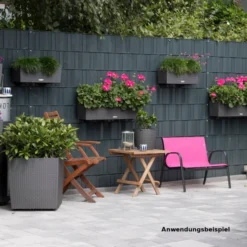 Zaun Sichtschutz Und Windschutz A1-Blickdicht 2 Rollen, 19 Cm Breit In Weißaluminium Mit Klemmschien -Prosperplast Verkäufe 9klnaBqHnXm5eEj 1280x1280