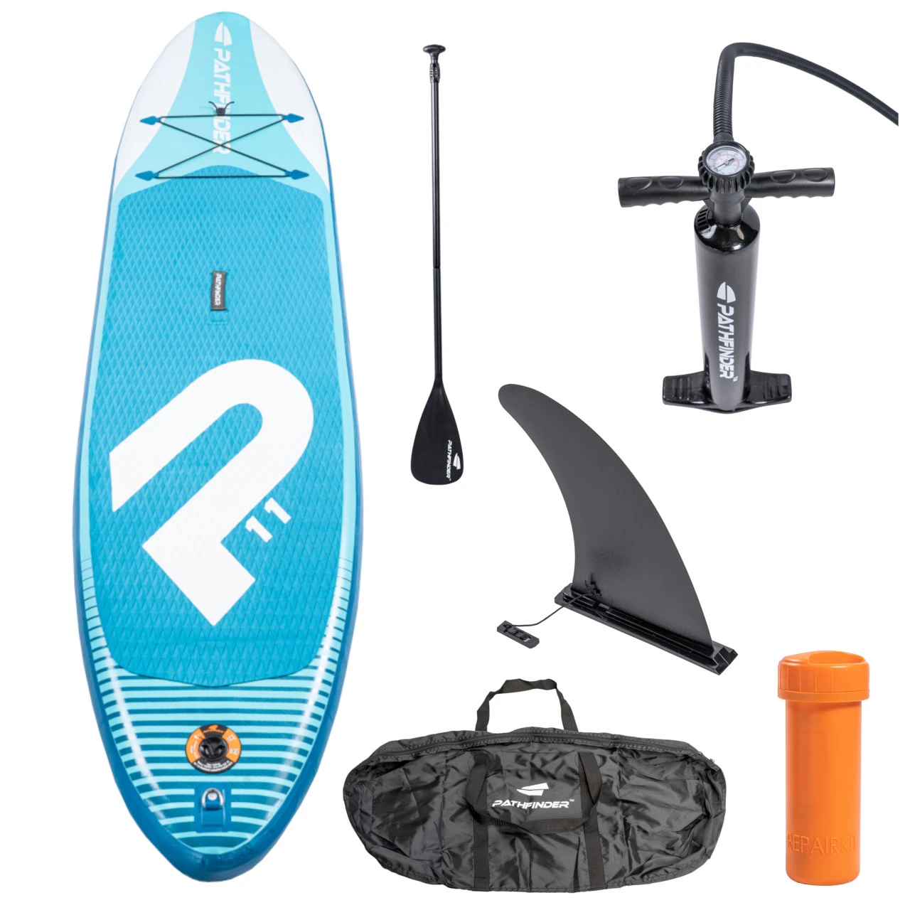 Stand-up-Paddleboard-Set Pathfinder Für Einsteiger Mit Zubehör 3 Stand-up-Paddleboard-Set Pathfinder Für Einsteiger Mit Zubehör