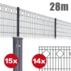Zaunpaket Valencia Ca. 0,8 M X 28 M Anthrazit Verzinkt Pulverbeschichtet -Prosperplast Verkäufe 9krP4GrJpLjHINn 1280x1280 1