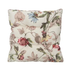 Stuhlpolster Polyester Outdoor Mit Blumenmuster 50 X 50 Cm