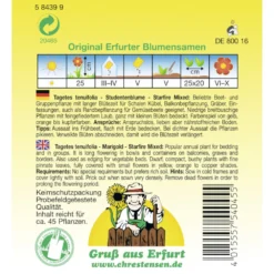 Saatgut Studentenblume Starfire-Mischung Einjährig Für Ca. 45 Pflanzen -Prosperplast Verkäufe 9kxNiB4F2QcGG9c 1280x1280