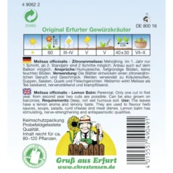 Saatgut Zitronenmelisse Würzkraut, Für Ca. 80 - 120 Pflanzen -Prosperplast Verkäufe 9kxhSsjdDlvsw36 1280x1280
