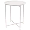 Beistelltisch Rund Ø 46 X 52 Cm Klappbar Aus Metall In Weiß -Prosperplast Verkäufe 9kzUlx66jd9h20B 1280x1280