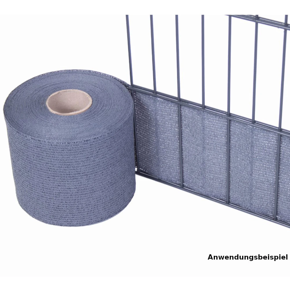 Zaun-Sichtschutz 35 M X 19 Cm Anthrazit Mit 80 % Schattierung 4 Zaun-Sichtschutz 35 M X 19 Cm Anthrazit Mit 80 % Schattierung – Bild 2