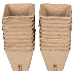 Anzuchttöpfe 6 X 6 Cm Quadratisch, 20 Stück, Papier