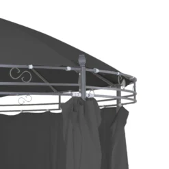 Pavillon Rund Ø350 Cm In Steingrau Aus Stahl Mit Dach Aus Polyester -Prosperplast Verkäufe Z3l3OyRvtiMMlt 1280x1280