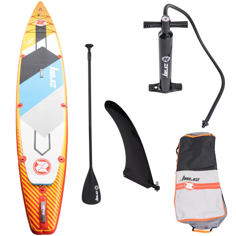 Stand-up-Paddleboard-Set Carbon In Orange Mit Zubehör 3 Stand-up-Paddleboard-Set Carbon In Orange Mit Zubehör