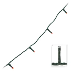 LED-Lichterkette, Rot, Weihnachtsdeko, Gartendeko, Partydeko, Weihnachtsbeleuchtung