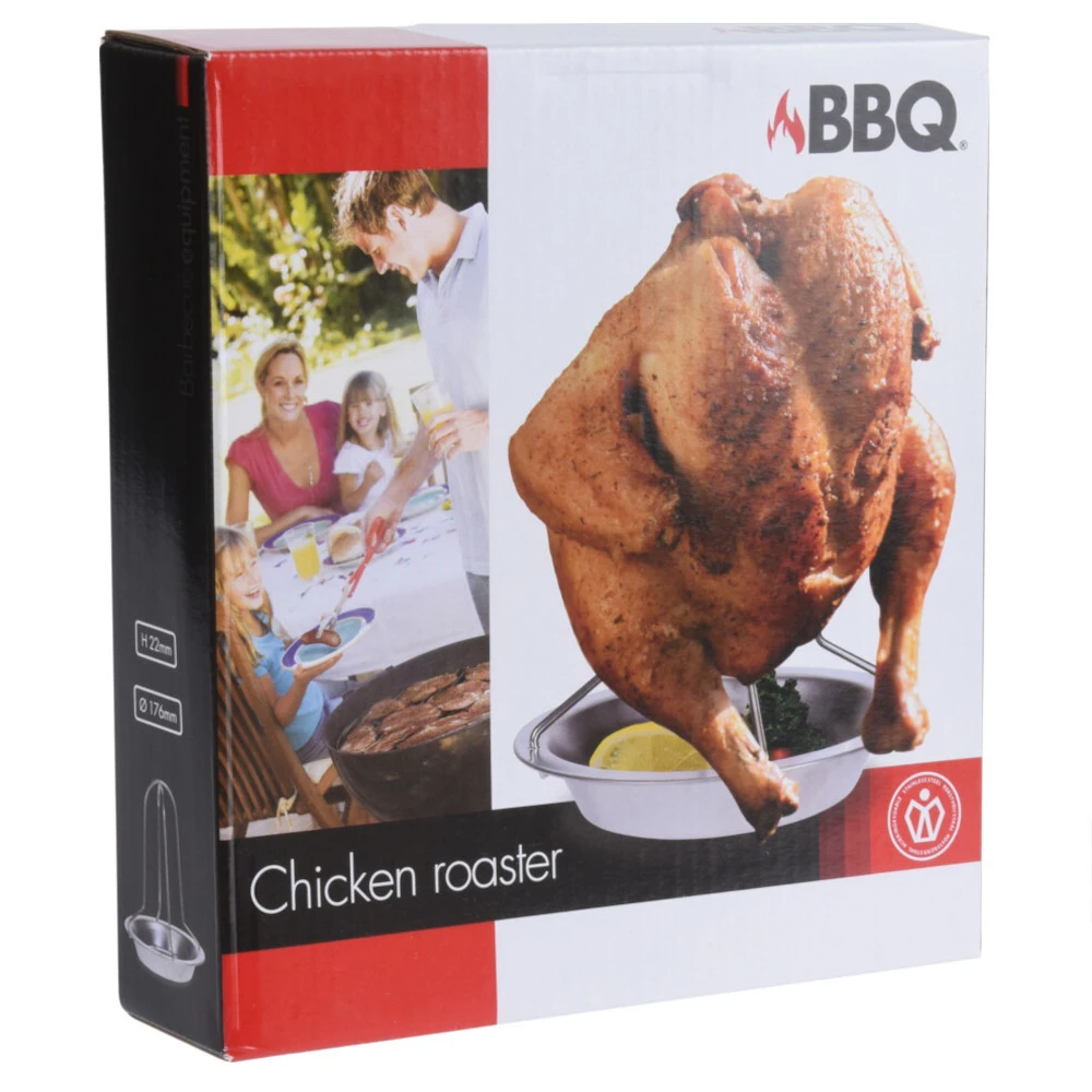 Hähnchengrill 17 X 27 Cm Aus Edelstahl In Silber 4 Hähnchengrill 17 X 27 Cm Aus Edelstahl In Silber – Bild 2