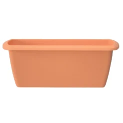 Prosperplast Balkonkasten Respana 59 X 18,4 Cm In Terracotta Mit Untersetzer