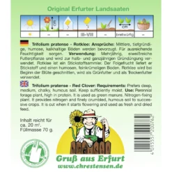 Saatgut Rotklee Eiweißreiche Futterpflanze Mehrjährig Für Ca. 20 M² -Prosperplast Verkäufe ZIbj021b4IisvZ 1280x1280