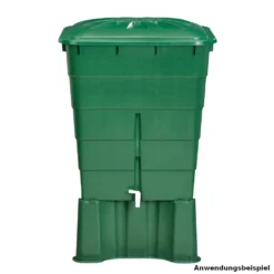 Regentonne Eckig Mit 300 Liter Fassungsvermögen In Grün, Inklusive Deckel Und Auslaufhahn 6 Regentonne Eckig Mit 300 Liter Fassungsvermögen In Grün, Inklusive Deckel Und Auslaufhahn -Prosperplast Verkäufe ZONjsTp1xLyuhn 1280x1280