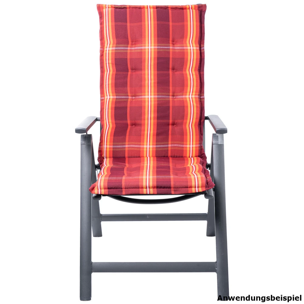 Hochlehner Auflagen Mit Kordeln Aus Struktur-Polyester 8 Hochlehner Auflagen Mit Kordeln Aus Struktur-Polyester – Bild 6