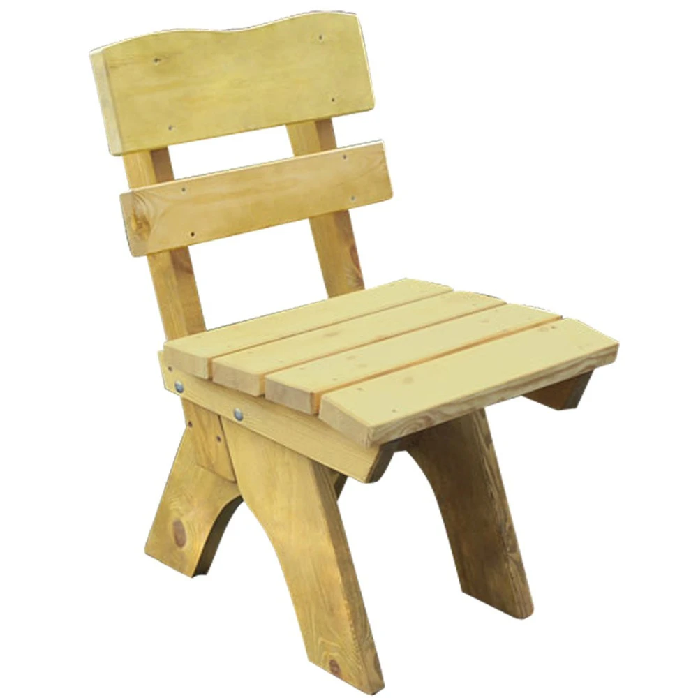 Gartenstuhl Freital Kiefer Massiv, Hellbraun Imprägniert 3 Gartenstuhl Freital Kiefer Massiv, Hellbraun Imprägniert