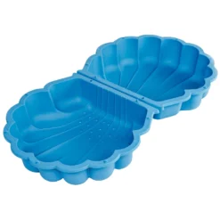 Sandmuschel Aus Blauem Kunststoff Inklusive Deckel