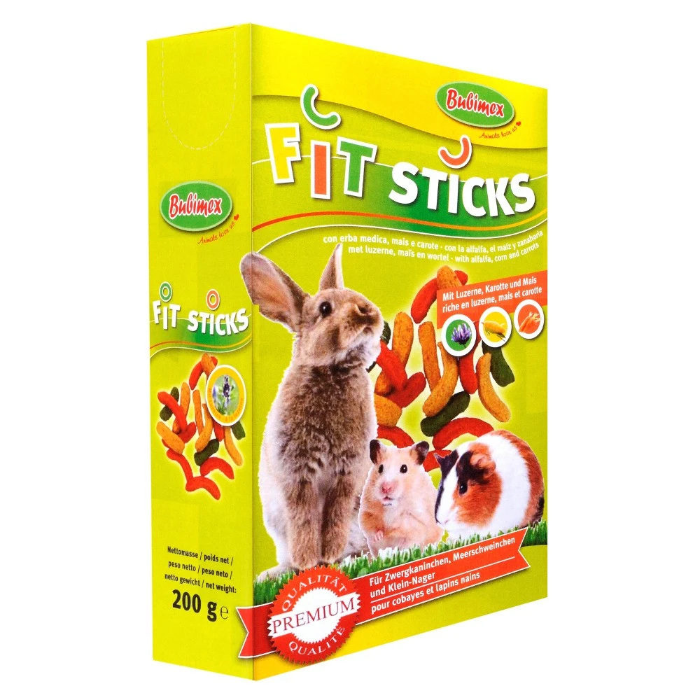Bubimex Nager Sticks Fit Sticks Mit Gemüse 200 G 3 Bubimex Nager Sticks Fit Sticks Mit Gemüse 200 G