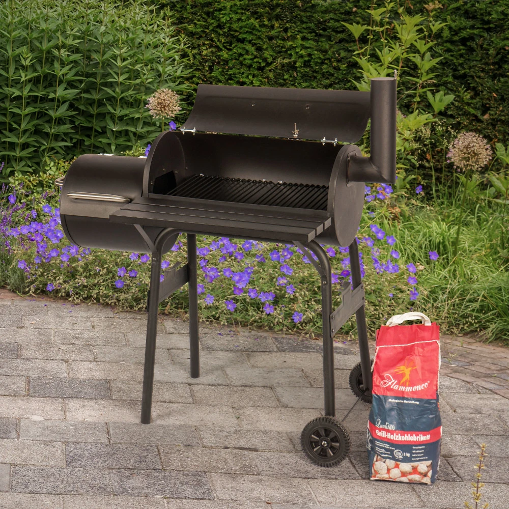 Grillwagen Smoker Texas Für Direktes Und Indirektes Grillen 3 Grillwagen Smoker Texas Für Direktes Und Indirektes Grillen