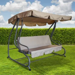 Hollywoodschaukel 4-Sitzer Miami 232 X 120 X 164 Cm Grau / Creme -Prosperplast Verkäufe ZhW9uDjqUAigMv 1280x1280