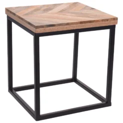 Beistelltisch-Set 3-teilig Rechteckig Mit Mangoholz-Tischplatte Und Rahmen -Prosperplast Verkäufe Zi6p3wZ0LrAdLZ 1280x1280