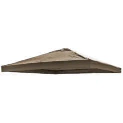 Ersatzdach In Taupe, Für Metallpavillon Lukas 3 X 3 M