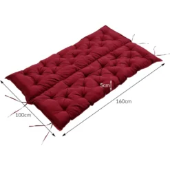 Hollywoodauflage 3 Sitzer 160x5x50 Cm, In Burgund 7 Hollywoodauflage 3 Sitzer 160x5x50 Cm, In Burgund -Prosperplast Verkäufe ZjdiPl6o5TF5dl 1280x1280