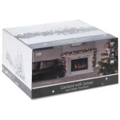 LED-Girlande 270 Cm Batteriebetrieben Mit 30 LED Und Aufhängösen