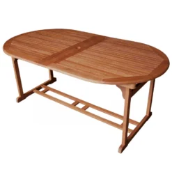 Gartentisch Lago, Ausziehbar, 180/260 X 100 X 75 Cm, Eukalyptus-Holz Geölt