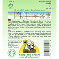 Saatgut Stabtomate Tamina Ertragreich, Reicht Für Ca. 80 Pflanzen -Prosperplast Verkäufe ZrXHfgdm2zNeIG 1280x1280