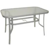 Gartentisch 70 X 120 X 73 Cm, Stahl, Glasplatte, Silber 1 Gartentisch 70 X 120 X 73 Cm, Stahl, Glasplatte, Silber -Prosperplast Verkäufe ZuqRAeM5sNx0X2 1280x1280