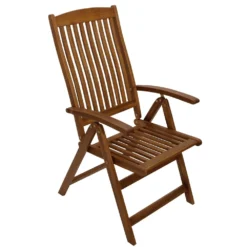 Gartenstuhl-Hochlehner Maracana Geöltes Akazienholz
